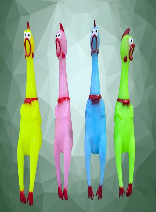 richtots Premium Rubber Chicken Toy 14" Screaming Squawking Practical Joke Prank Stuff Noisemaker Toys, Novelty Gag Gifts Party Favor Random 1Piece - Image 1